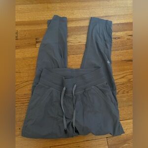 Purple Lululemon dance studio pants